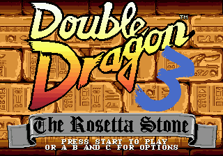 Double Dragon III The Arcade Game screenshot 3 for Sega Genesis